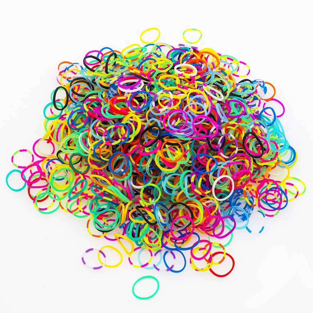 1500Pcs Rubber Loom Bands Diy Kits Bands Loom Elastiekjes Rainbow Hand Breien Machine Handgemaakte Diy Kleur Rubber Band