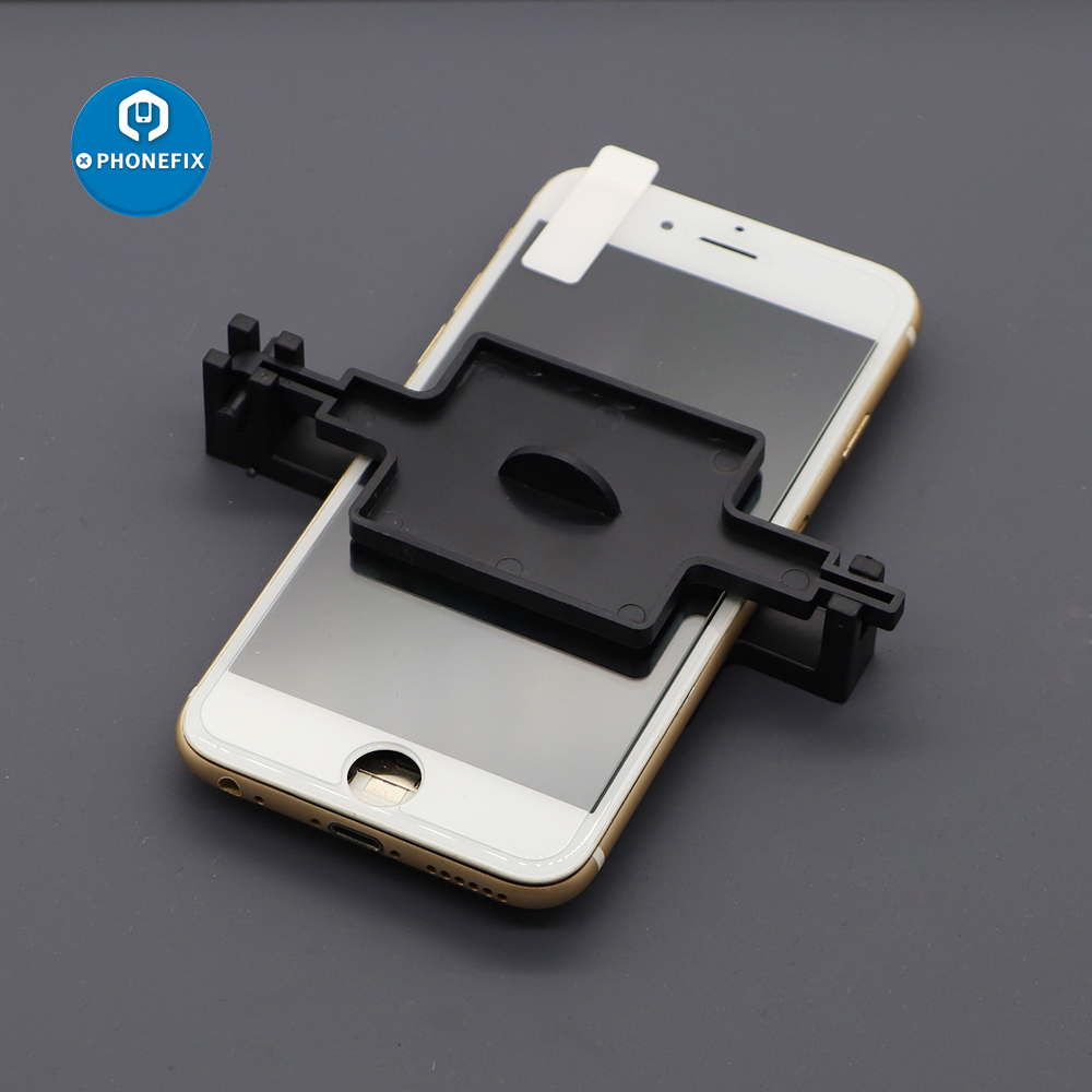 PHONEFIX Cell Phone Screen Protector Film Cover Attach Holder DIY Tools for iPhone Repair Samsung Huawei Screen Attach Holder