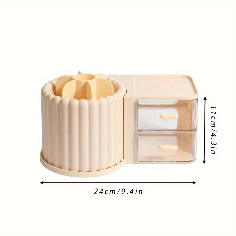 Stationery Organizer Desk Set Plastic File Drawer Cute Pencil Holder for School Supplies Office Durable Desk Tool