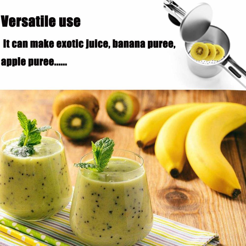 Nowa stal nierdzewna praska robić ziemniaków ubijak zestaw z 3 dyskami owoce warzywa tłuczek sokowirówka wyciskacz prasa spożywcza narzędzia kuchenne