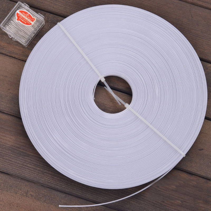 Wit Rigilene Polyester/Plastic Uitbenen Sew Geven Vorm Aan Kledingstukken 0.24 &#39;&#39;(6Mm) breed 42Meter Aan Drukte Een Trouwjurk
