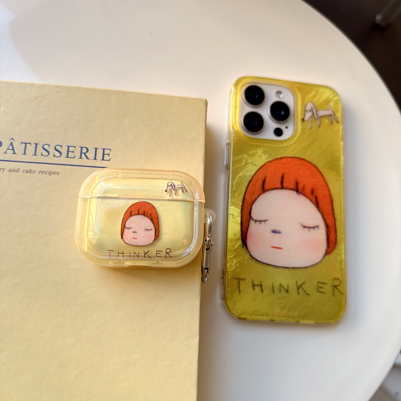 Karikatur kleines Mädchen Hülle für AirPods 4 2 1 3 Profi2 Hülle Startseite Coque Kopfhörer Weiche TPU Weiche Silikon Schutzhülle AirPods 4