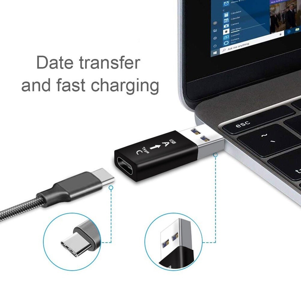 Adattatore universale da tipo c a USB 3.0 adattatore di ricarica USB C disco rigido femmina convertitore maschio USB 3.0a per Samsung Xiaomi Huawei