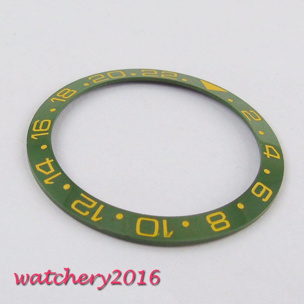 38mm insert horloge green ceramic bezel heren horloge bezel