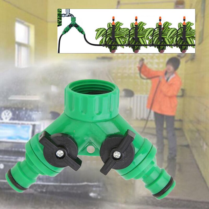 Water Timer Watering Garden Plastic Irrigation Y Tap Connector Fitting Tool Switch