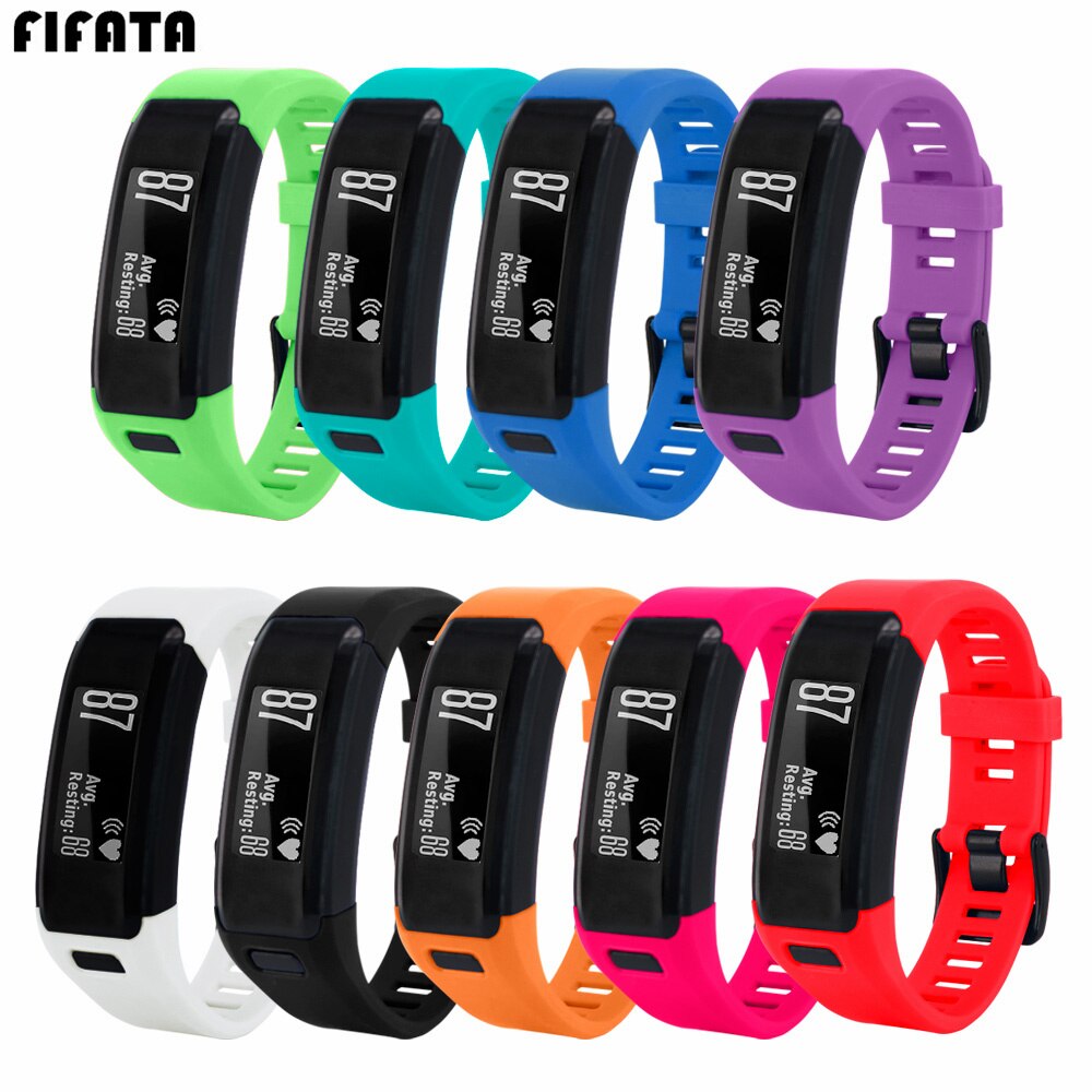 FIFATA Für Garmin Vivosmart HR Band Silikon Armbinde Für Garmin Vivo Clever HR Clever-Armbinde Sport Armbinde Fitness Tracker