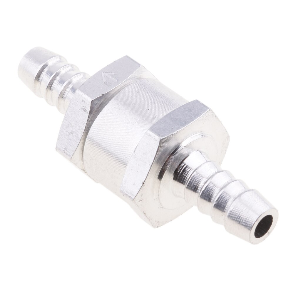 Bensa fule öljy paluu yksisuuntainen takaiskuventtiili alumiiniseos 1/4 '' 5/16 '' 3/8 '' 1/2 '': 8mm 5mm