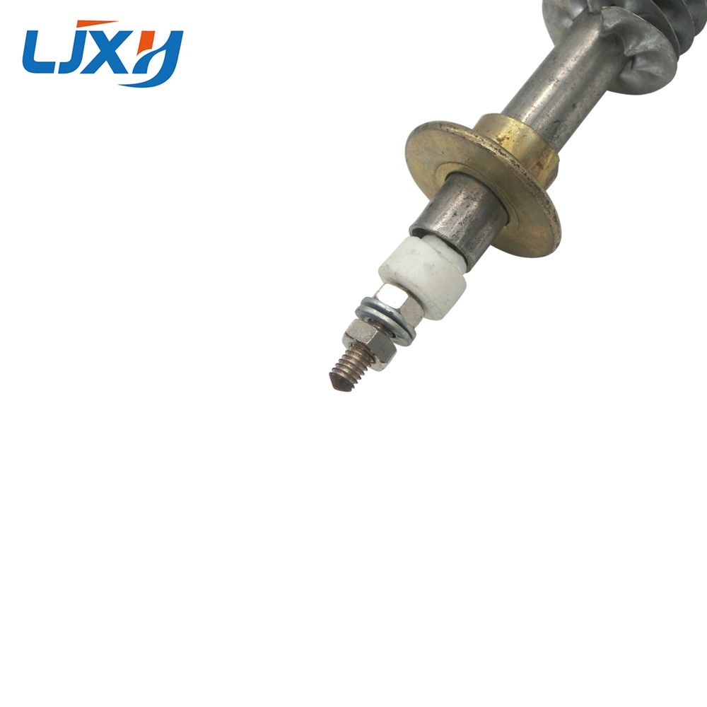 Ljxh ribbet rørvarmer lige type lufttørt varmerør 304 rustfrit stålrør dia . 12mm, 220v,400w/500w/600w