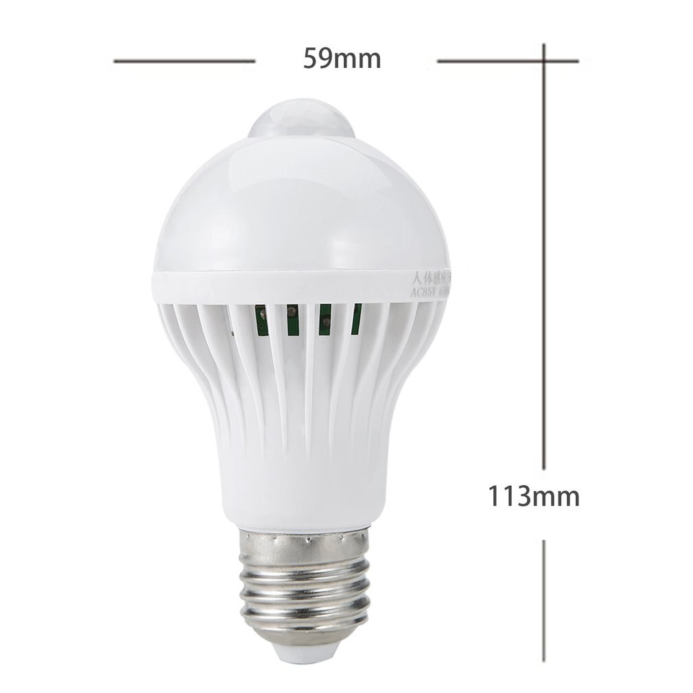 E27/B22 Led Pir Motion Sensor Lamp 5 W/7 W/9 W Super Helderheid Pir Infrarood menselijk Lichaam Inductie Lamp