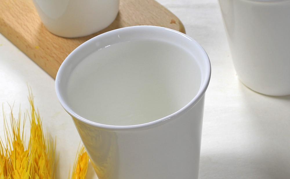 Tasse à café nespressp en porcelaine, petit gobelet en céramique blanc uni, tasse de voyage pour café tazas, verre à shot, 200ML,8 pièces/lot
