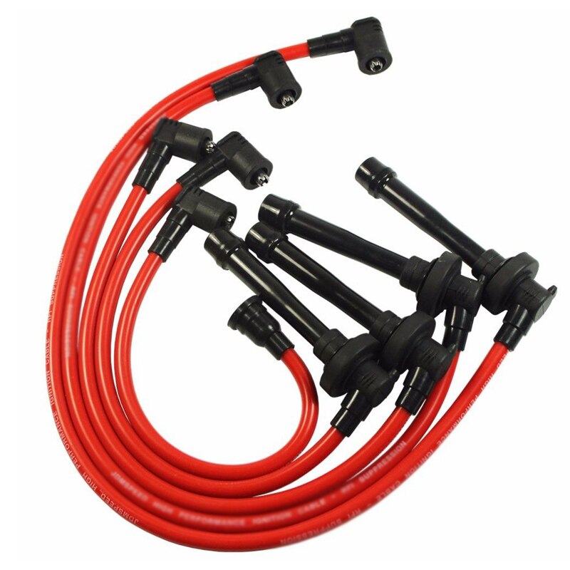 1Pcs Hoge Druk Ontsteking Lijn Scheidslijn Bougie Bougiekabel Set Voor 92-02 Honda Accord Civic del Sol Spiraal Core
