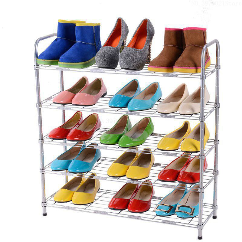 Stainless Carbon Steel Shoe Rack Multi-Tier Shoe H... – Grandado