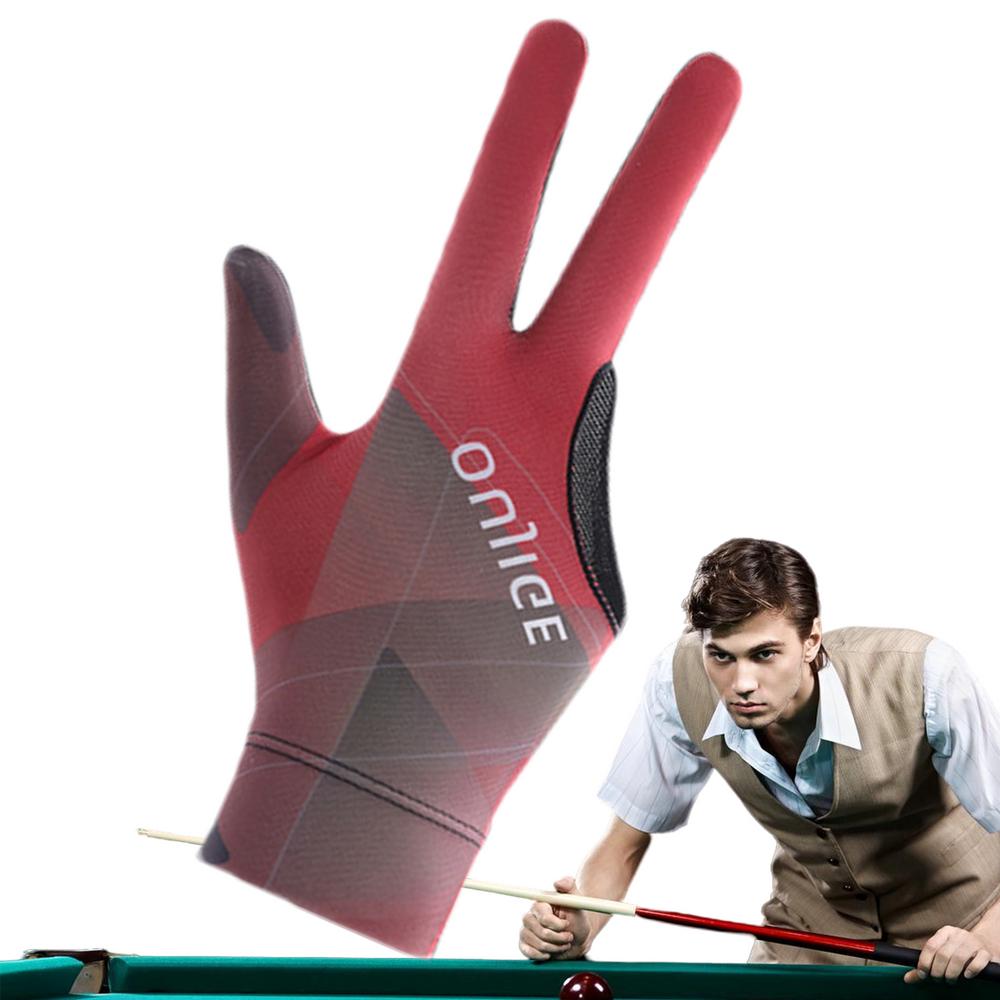 Schwimmbad trainieren Finger handschuhe Sanft Schwimmbad & Billard handschuhe unisex Billard Zubehör Warteschlange Aktion Handschuhe für Amateur oder: l / verrotten