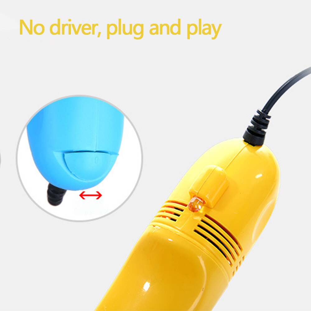 Keyboard Cleaner Mini USB Computer Vacuum Cleaner PC Laptop Cleaner Brush Remove Dust Cleaning Brush Household Cleaning Tool