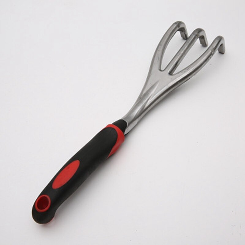 3PCS Garden Tool Set Heavy Duty Garden Hand Shovels Cast-Aluminum Garden Trowels Hand Rake with Non-Slip Rubber Grip