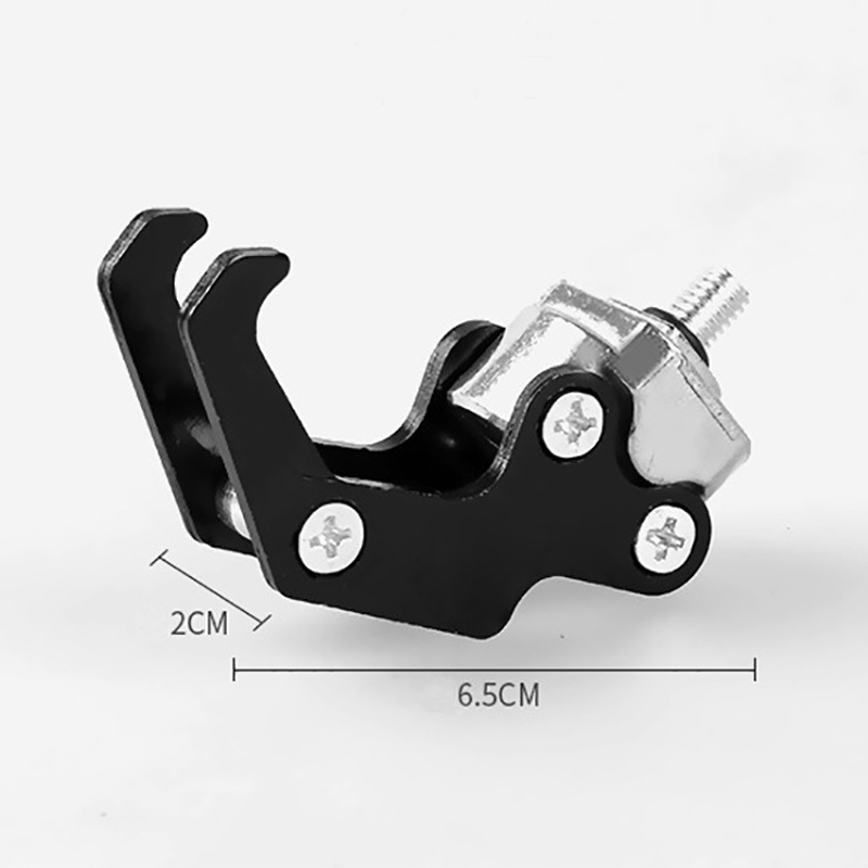 Colgador de garra de águila para casco de motocicleta, gancho duradero de 6mm con tornillo de aluminio, guante para casco de motocicleta, soporte para transporte de equipaje, 1 Uds.
