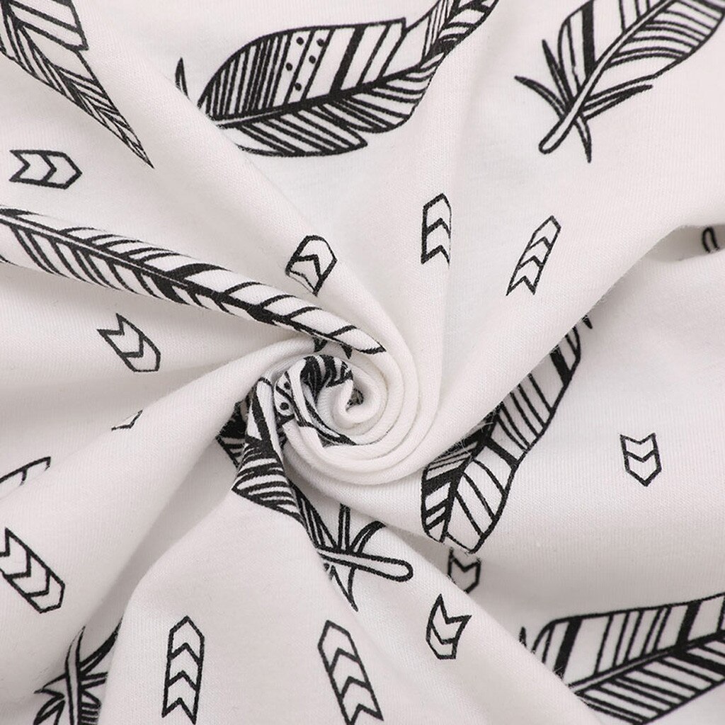 Infant Baby Girl Boy Feather Striped Romper Jumpsuit With Pocket Clotheswith Keep Warm Hat Set Long Sleeved Romper