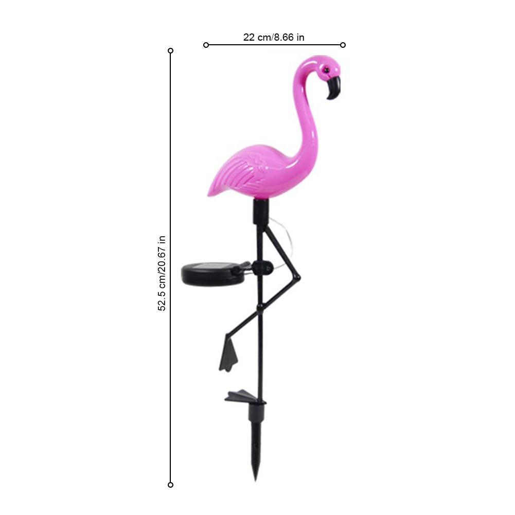 Solar Flamingo Gazon Licht Met Zonnepanelen LED Tuinpad Landschap Lichten Nacht Lamp Waterdicht Huis Tuin Decoratie