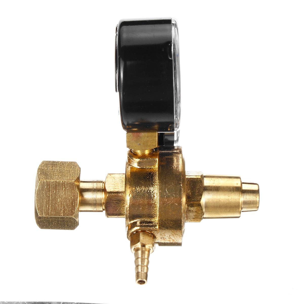 Dual Gauge Argon CO2 Gauges Pressure Reducer Mig Flow Meter Gas Control Valve Welding Regulator Argon Carbon Dioxide Regulator