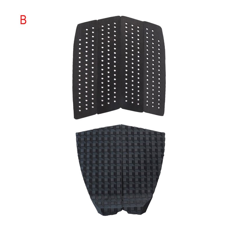 6 Piece Surf Deck Traction Pad Premium EVA with Tail Kicker 3M Adhesive for Surfboard Longboard Shortboard Fish Skimboard: Set B