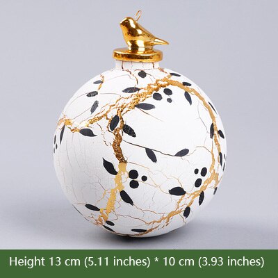 Glas julkula keramiska fest ornament tecknade brev mönster samling hantverk hemdekorationer: 100mm 1 st d
