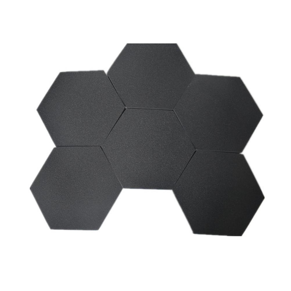 6PCS Acoustic Panels Hexagonal Sound Proof Padding Sound Dampening Panels for Home & Offices Wall KTV Recording Studio #CW: Default Title