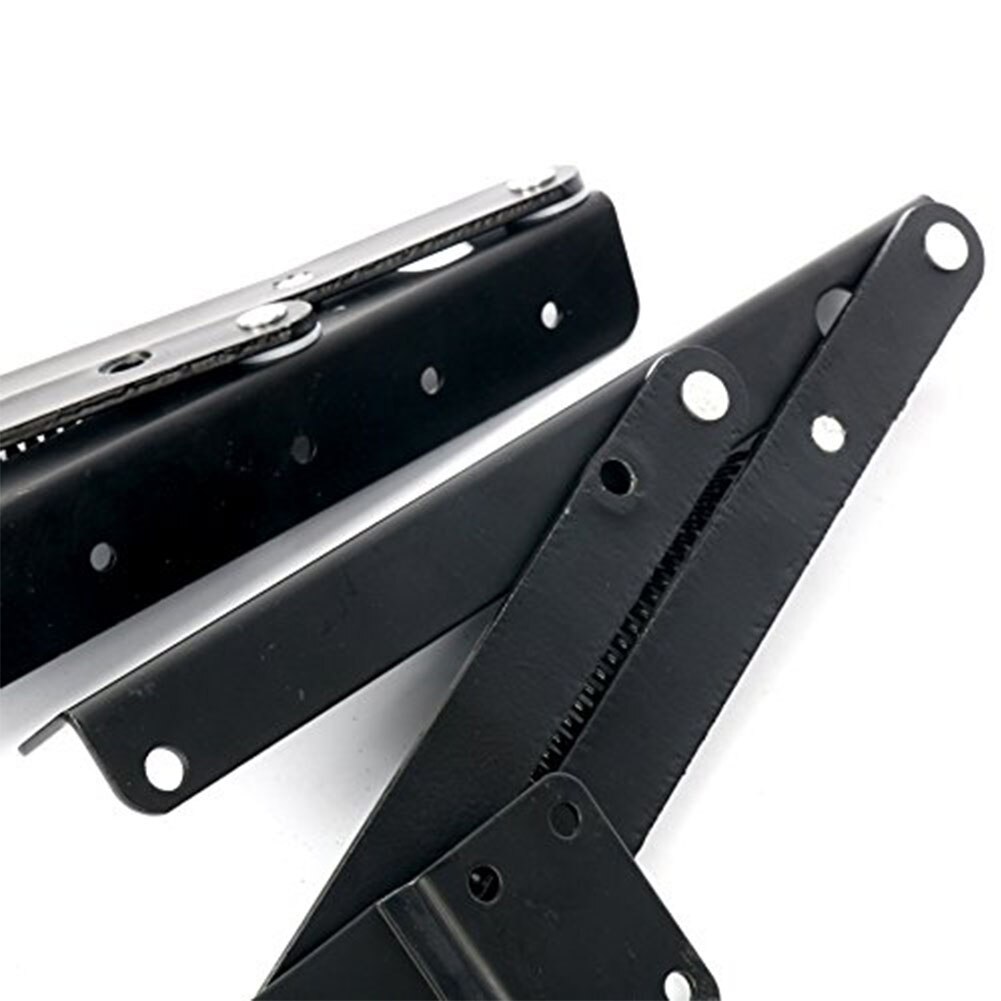 Hardware Spring Hinge Folding Iron Furniture Fittings Coffee Table Easy Install DIY Replacement Strong Load Bearing Lift Up Top