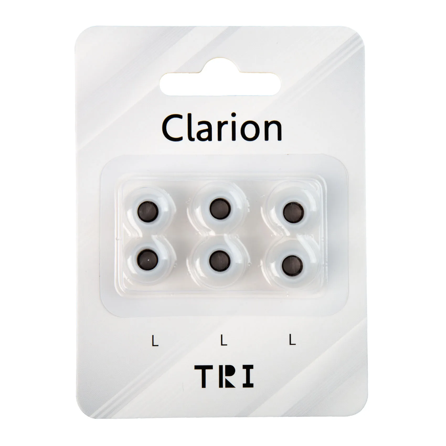 TRI Clarion Silicone Earphone Eartips 3 Pairs for S/M/L Size Headphone Accessory Wired Headset Earbuds TRI x HBB IEM kbear 07 08: SKY BLUE