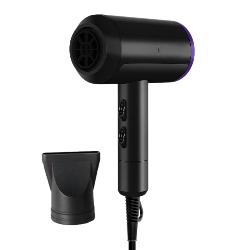 Secador de pelo de Salón 5 en 1, secador de pelo de gran potencia para reparación de cabello, secador de aire ionizado, soplador de temperatura constante Dc Motor Eu P: Default Title