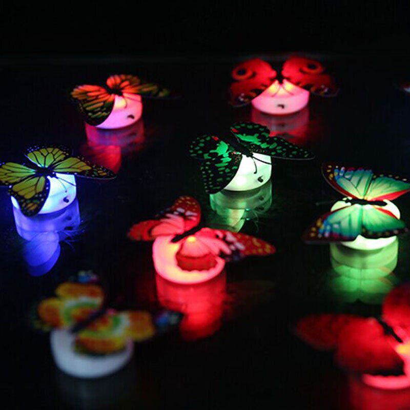 glühen in das dunkel spielzeug Bunte Nachtlicht Schlafzimmer Lampe für freundlicher Dekorative Schmetterling Licht Bunte Baby Nacht Lampe Spielzeug