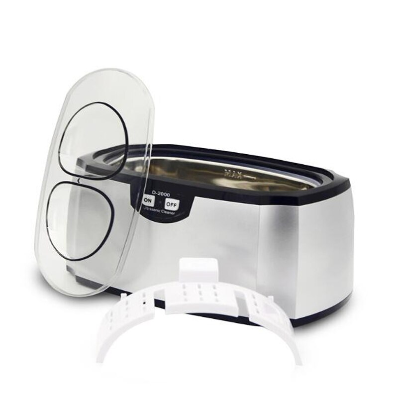 Mini Small Household Ultrasonic Cleaning Machine Ultrasonic Glasses Watch Small Jewelry Cleaning Equipment Cleaner D-2000