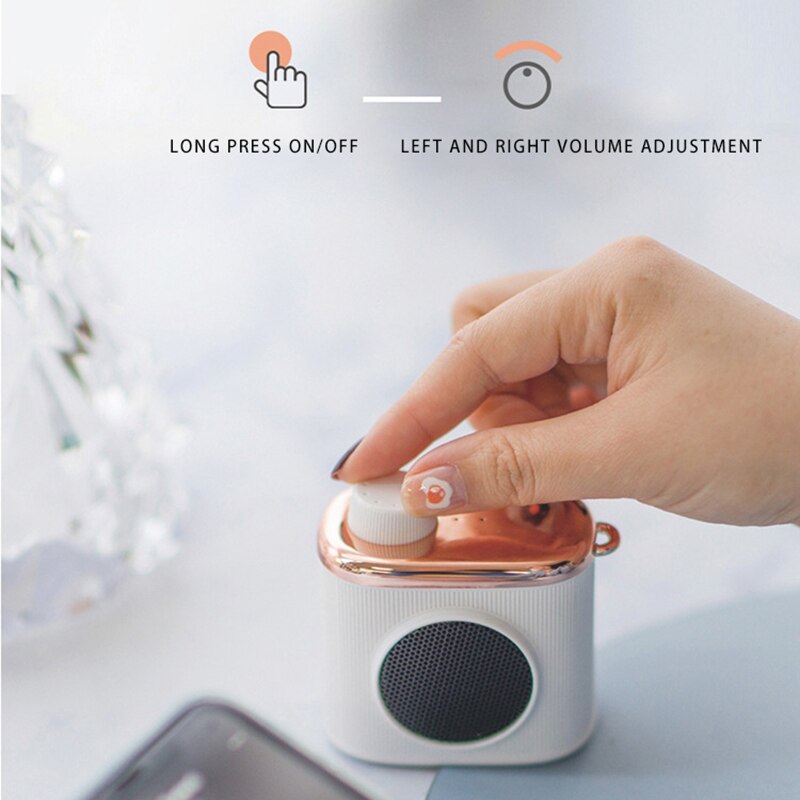 Retro Mini Bluetooth Speaker Draadloze Outdoor Speaker Macaron Draagbare Smart Audio