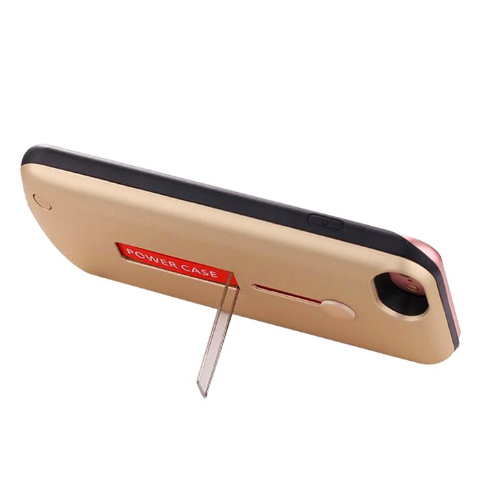 3500 mah/5000 mah magro ultra fino caso da bateria para o iphone 8 7 6s power bank carregador de backup caso para iphone 6s 7 8 plus + suporte