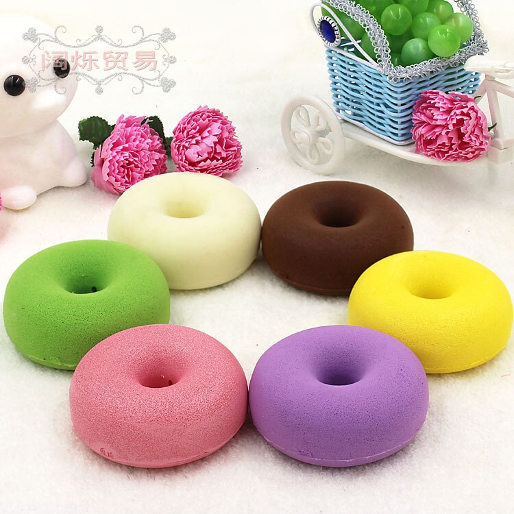 20 pz/pacco Artificiale Falso Pannello Squishy lento Aumento Spremere Giocattoli Realistici dell'UNITÀ di elaborazione Ciambella Modello Realistico Falso Cibo Cucina di Casa arredamento: Default Title