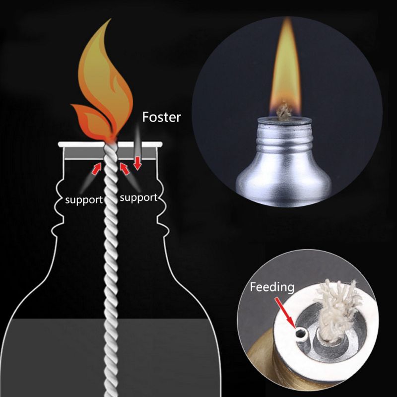 Portable Mini 50ml Aluminum Alloy Alcohol Burner Lamp Chemistry Lab Equipment