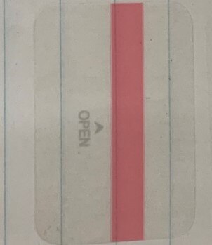 100pcs/lot Seal Label Sticker For 2.4cm*3.5cm VOID sticker transparent PVC Refurbished Phone Package Box Sealing strip: pink