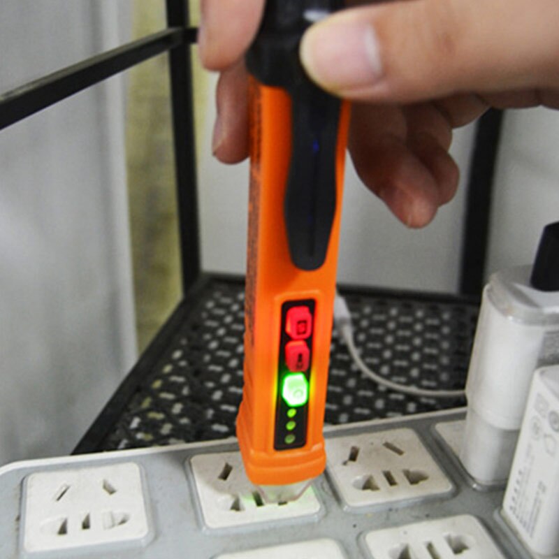 Voltage Tester with LED Light Electric Testing Pen Tool Sensitivity Multifunction Current Meters