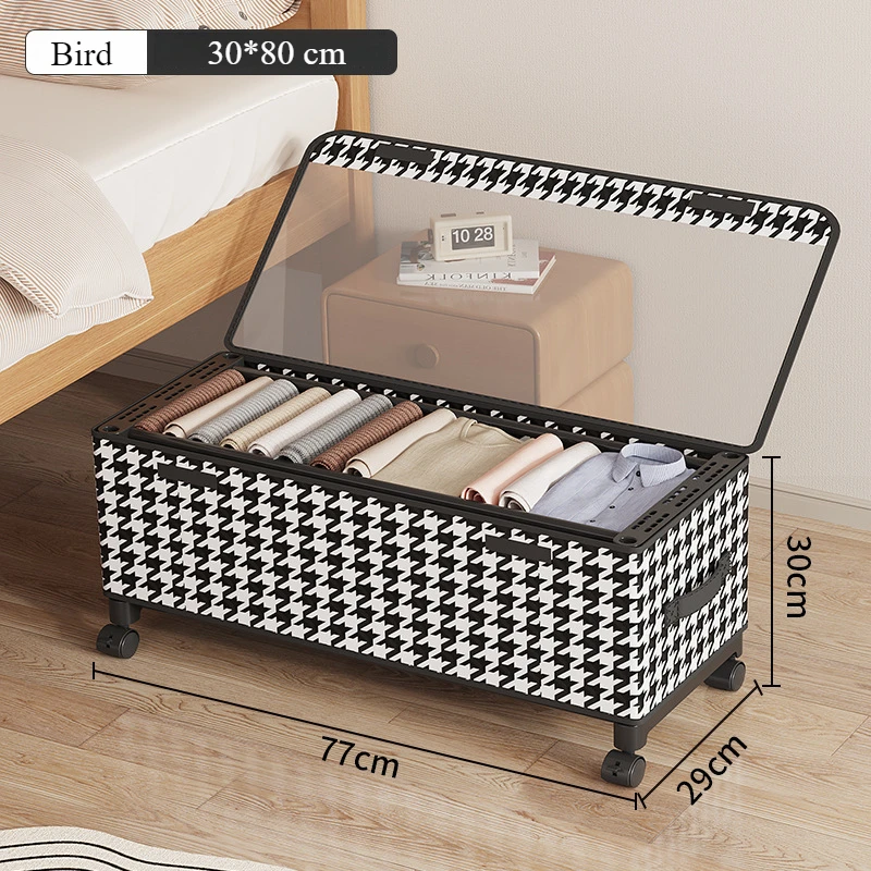 Stockage sous le lit avec roulettes, grands conteneurs de stockage, stockage roulant pour vêtements, boîte de rangement mobile Non tissée sous le lit: vert militaire