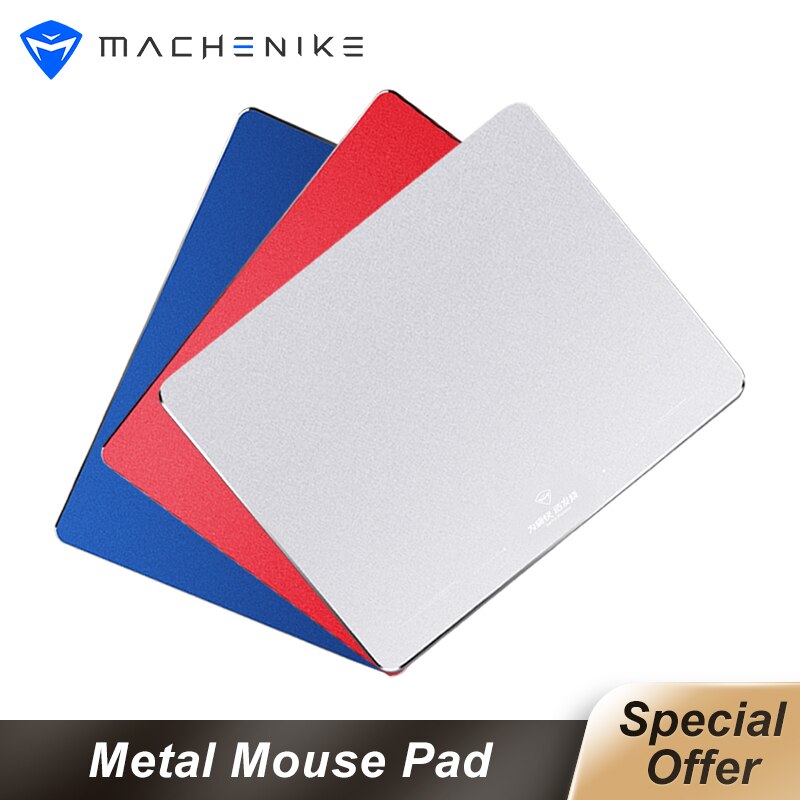 Machenike muismat, metalen gaming muismat, kantoor muismat voor thuis, laptop, computer, notebook