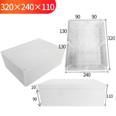 Waterproof Plastic Enclosure Box Electronic Project Instrument Case Electrical Project Box Outdoor Junction Box Housing: 320x240x110