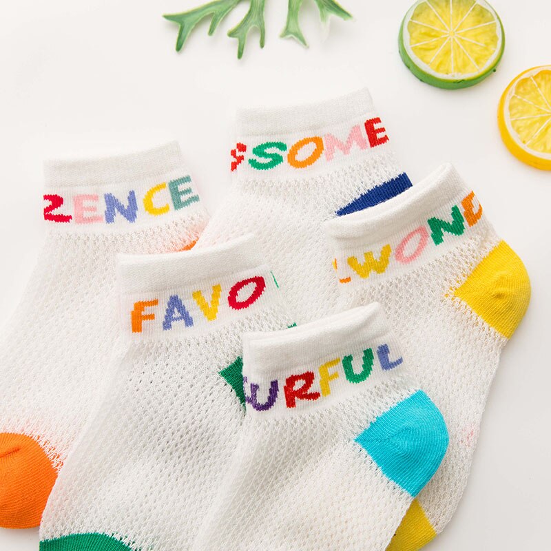 5Pcs Baby Socken Baby Socken Für Mädchen Baumwolle Netter Junge Kleinkind Socken Baby Kleidung Zubehör