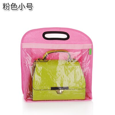 1Pc Handtas Stofkap Tas Protector Tas Opslag: S Pink