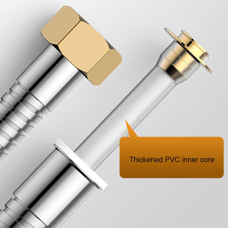 Tuyau Flexible de plomberie pour la maison, tuyau de douche de 1.5 / 2 mètres, Tube de douche en acier inoxydable, accessoires de buse de pulvérisation