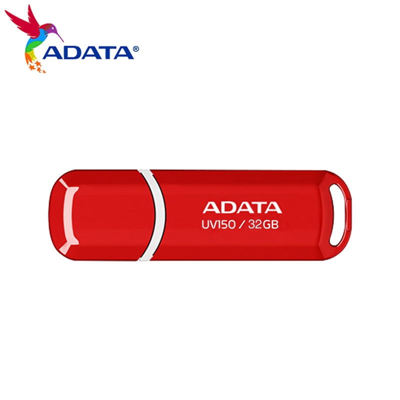 ADATA-unidad Flash USB 3,2 UV150, memoria portátil de alta velocidad de 64GB, 32GB y 16GB para ordenador