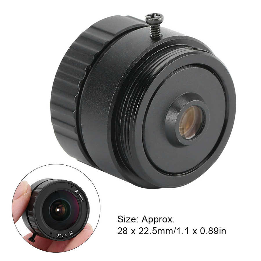 Camera Lens Camera Lens CCTV Lens CCTV Fixed Lens 2.5mm 3MP Mount CS High Definition for Camera Fixed Lens Fixed Lens