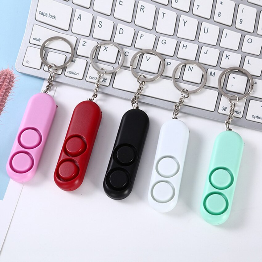 Personal Alarm Siren 120dB Keychain Emergency Alarm Security Personal Protection Devices for Women Elderly Night Workers