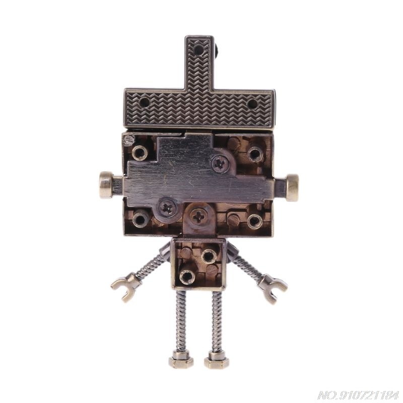 Robot Shape Clasp Turn Lock Twist Locks Metal Hardware For DIY Handbag Shoulder Bag Purse D18 20