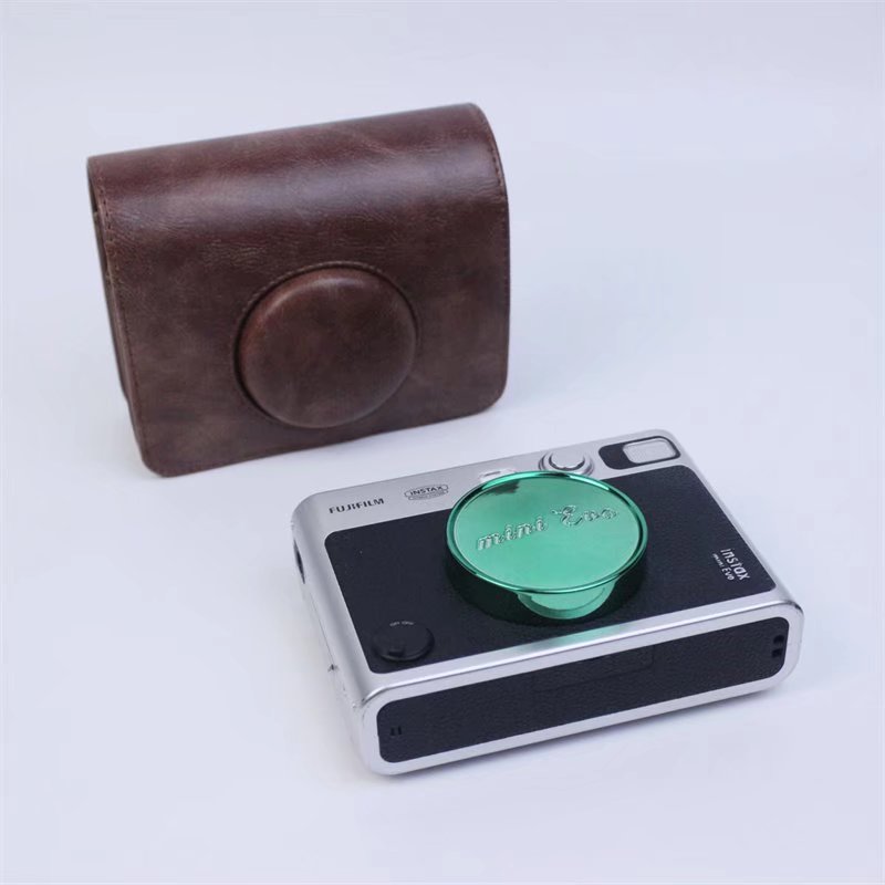 Torba na akcesoria do aparatu z paskiem na ramię pasuje do Fujifilm Instax Mini EVO: żółte światło