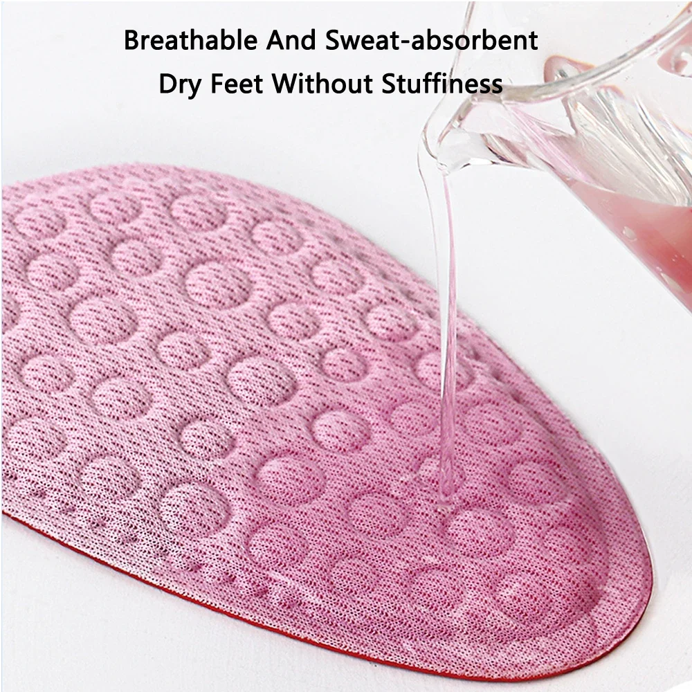 Plantillas para el antepié para mujer, zapatos de tacón alto, antideslizantes, alivio del dolor, almohadillas de inserción redondas, cojín para el dedo del pie, suela para el cuidado de los pies, 2/4/Uds.