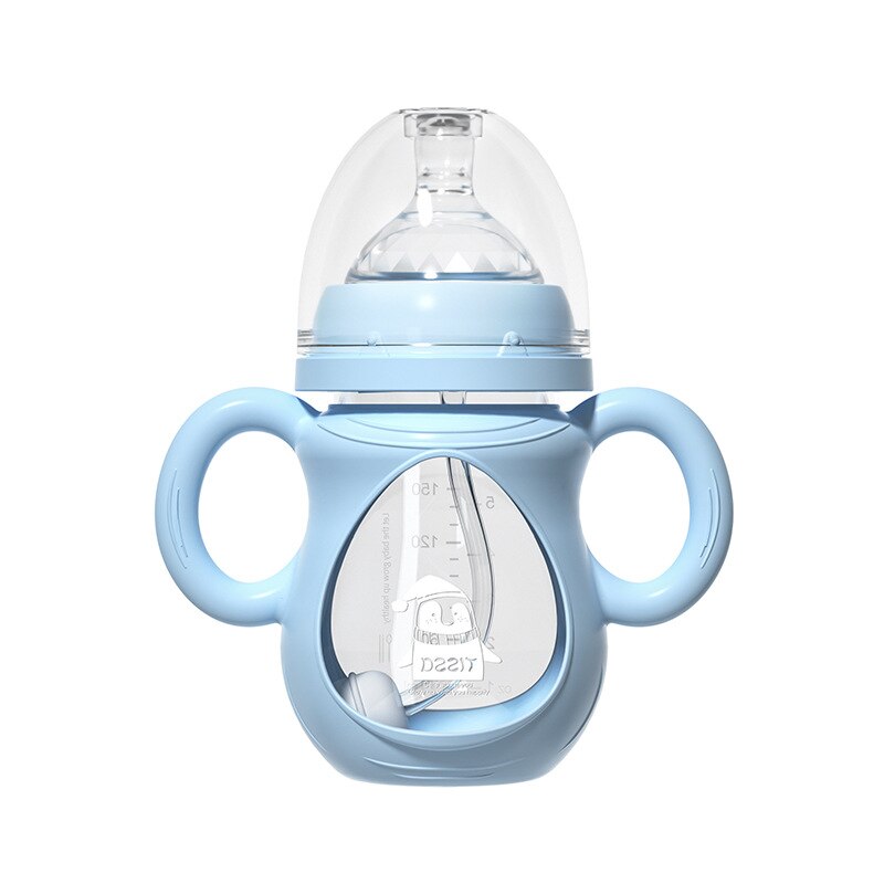 Neonatal glass bottle baby glass bottle baby bottle maternal and child supplies